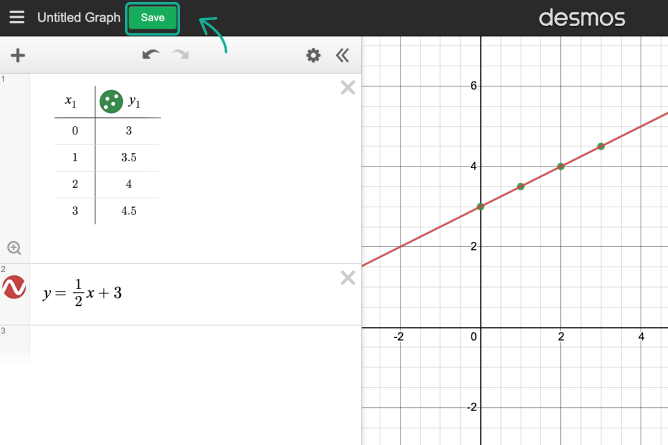 desmos graphing