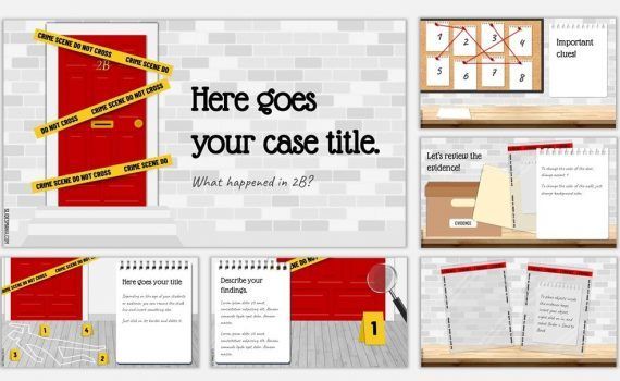 detective google slides theme