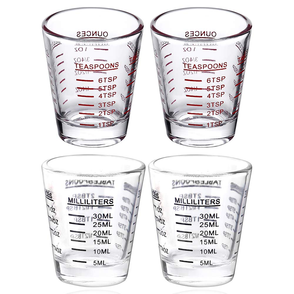 how many millilitres are in a shot glass