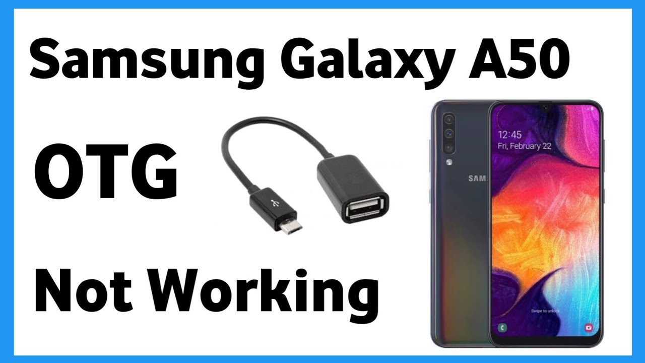 galaxy a50 usb otg