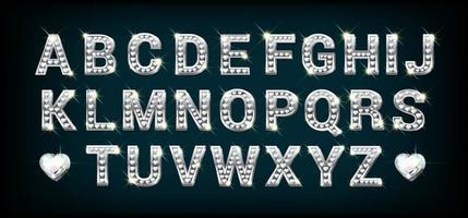 diamond alphabet font