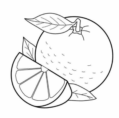 dibujos de frutas para colorear e imprimir