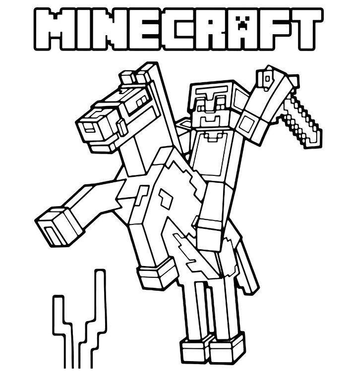 dibujos de minecraft para imprimir