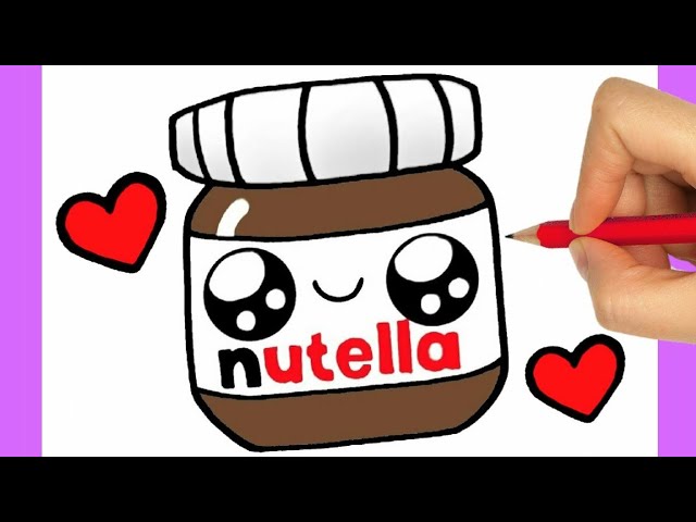 dibujos de nutella