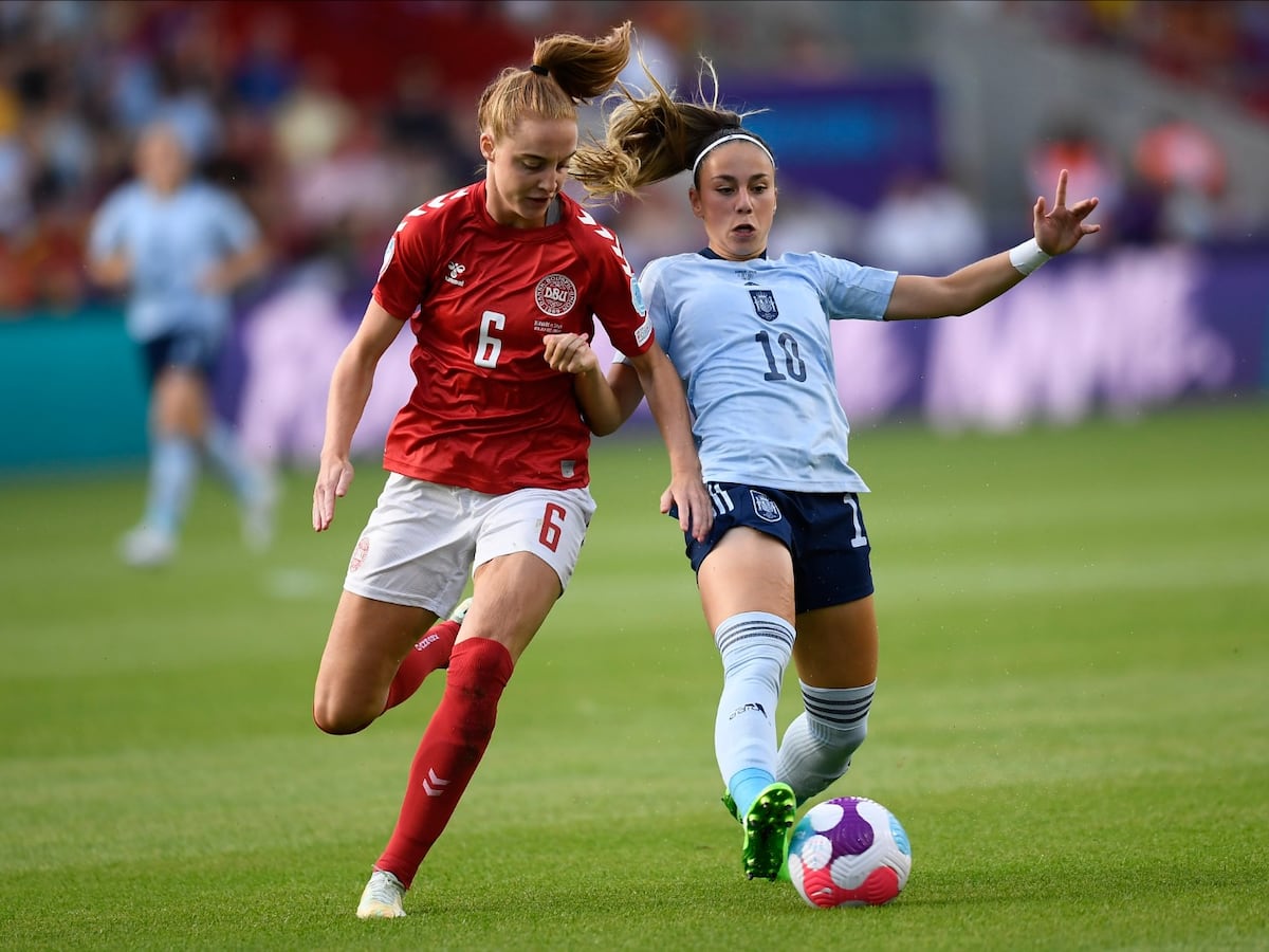 dinamarca vs españa femenil