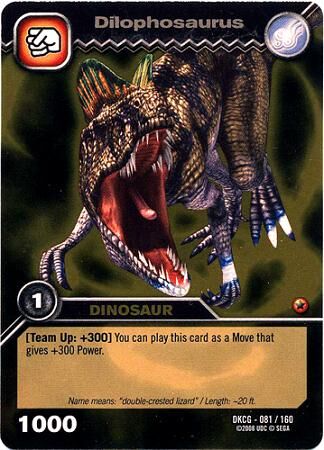 dinosaur king dilophosaurus