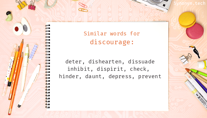 discourage thesaurus