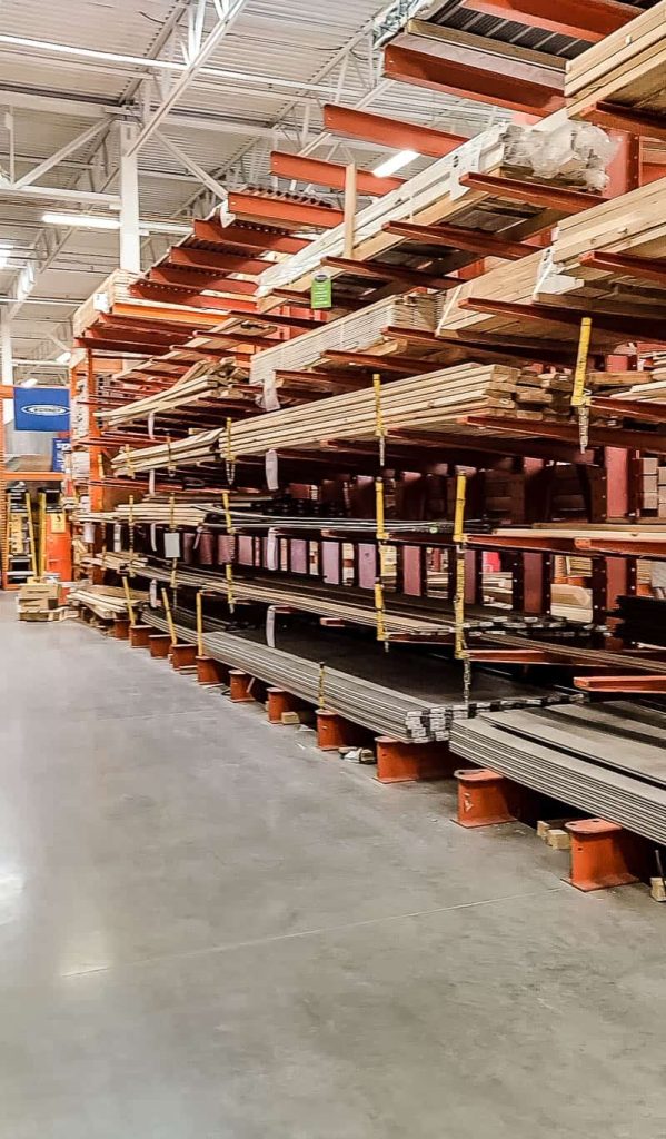 does home depot cut wood for free