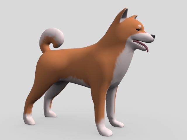 dog 3d