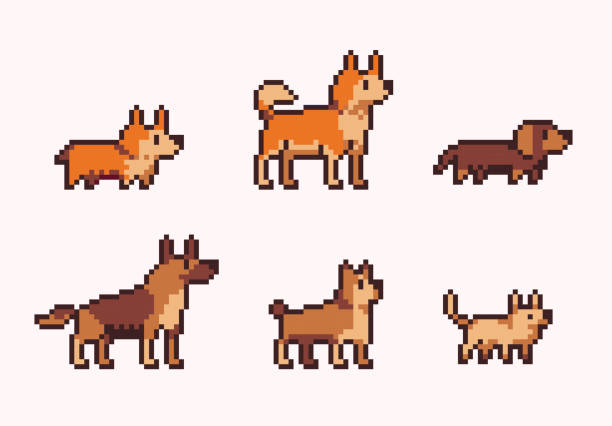 dog pixel art