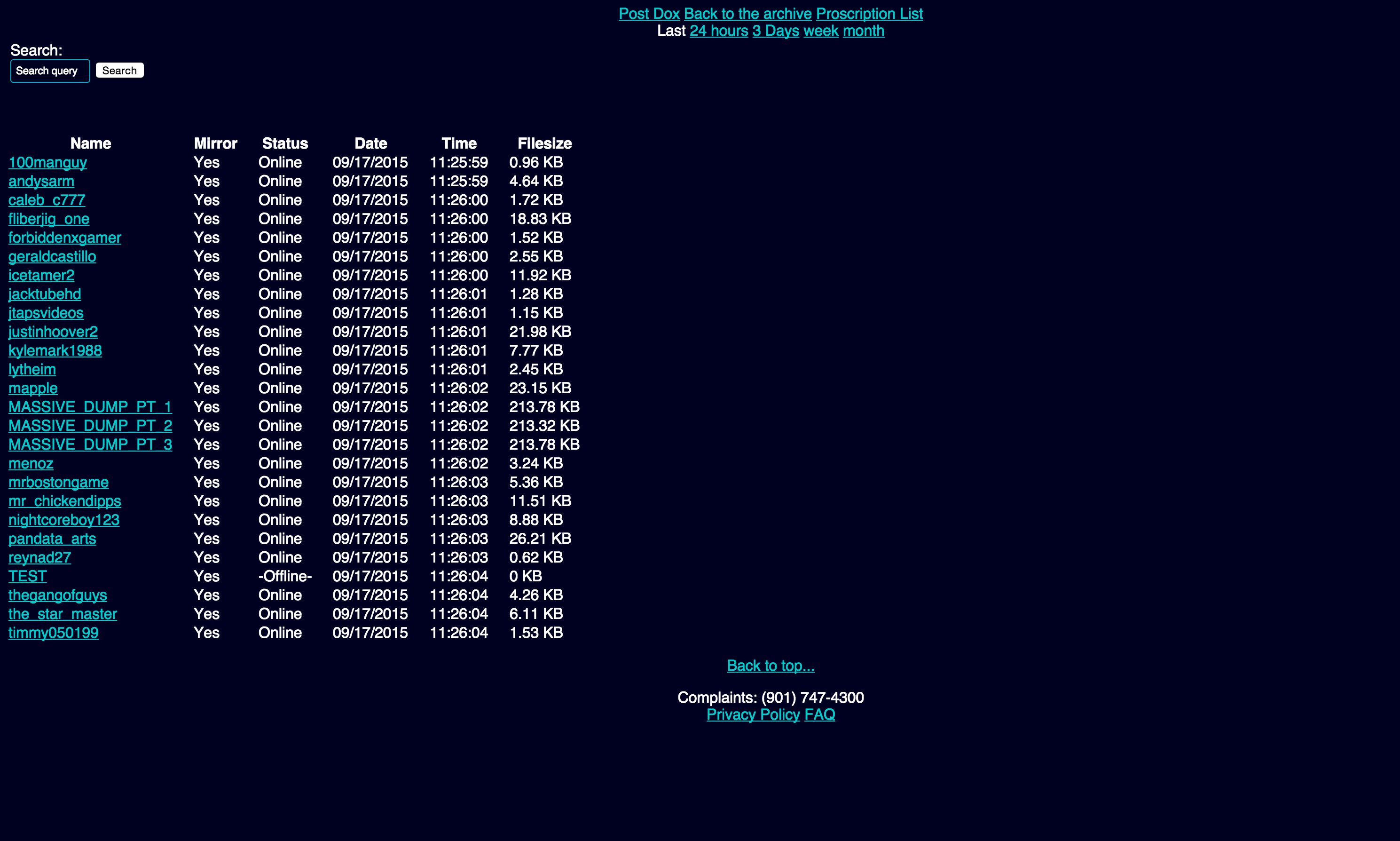 doxbin removal