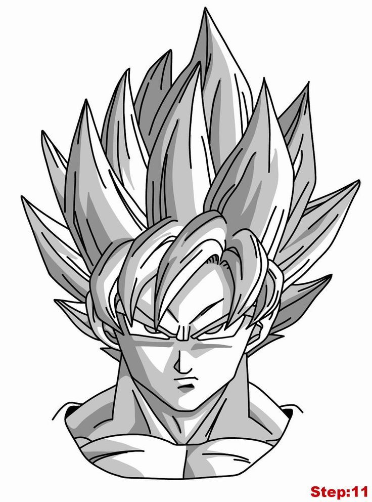 dragon ball goku dibujo