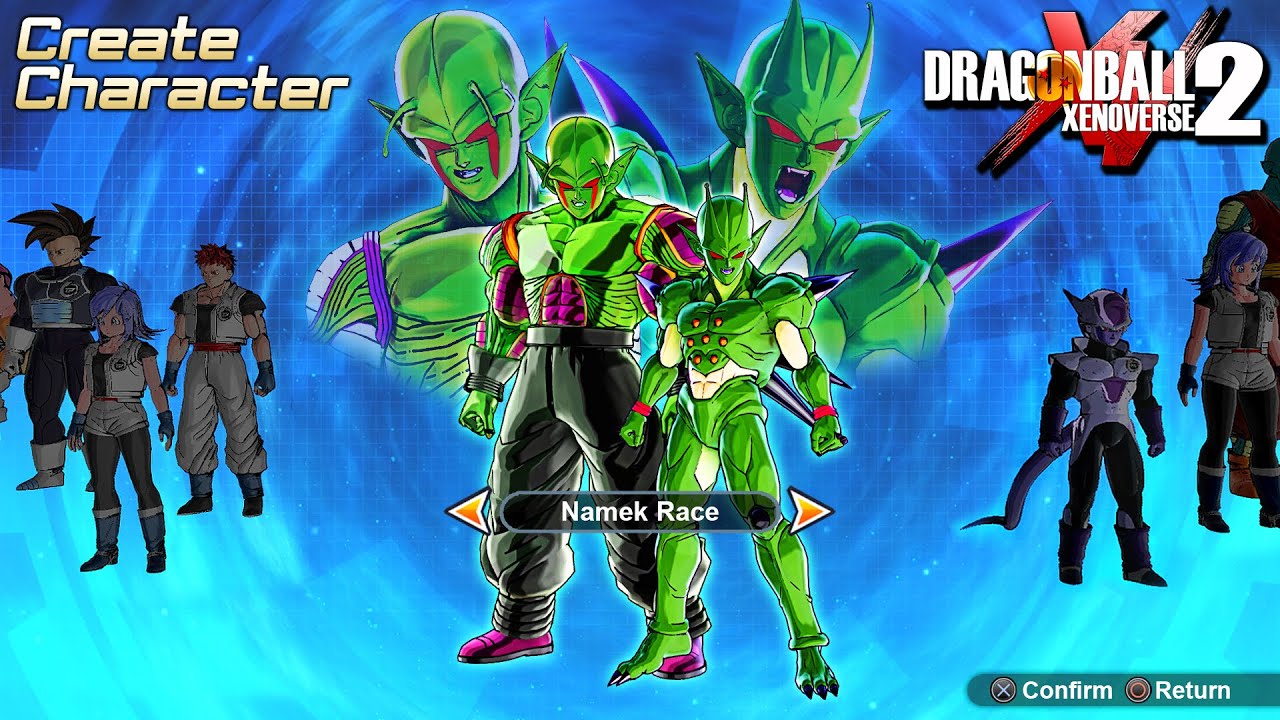 dragon ball xenoverse 2 all namekian transformations