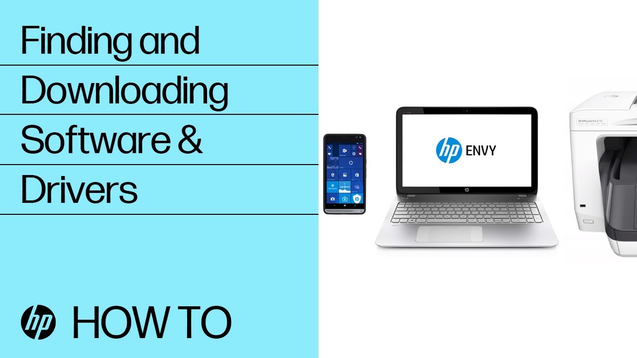 drivers & software for hp