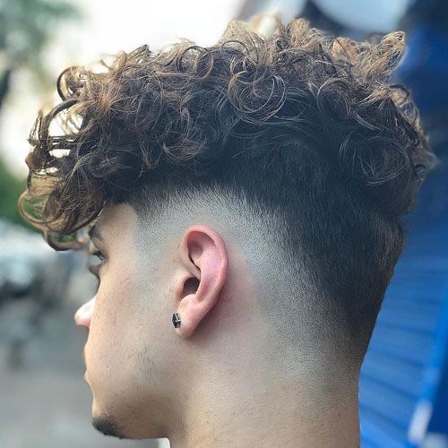 drop fade perm