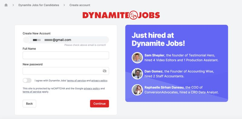 dynamite jobs español