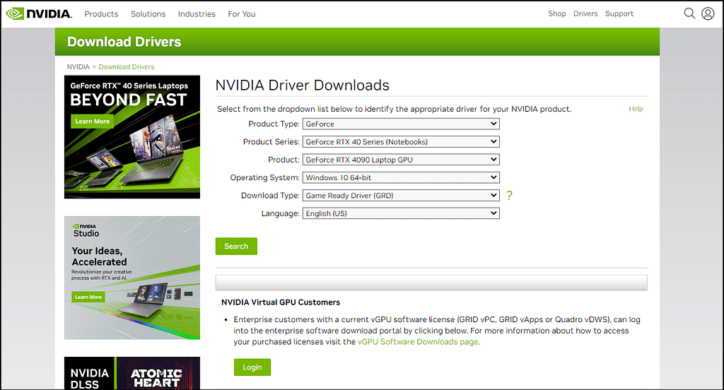 drivers for geforce