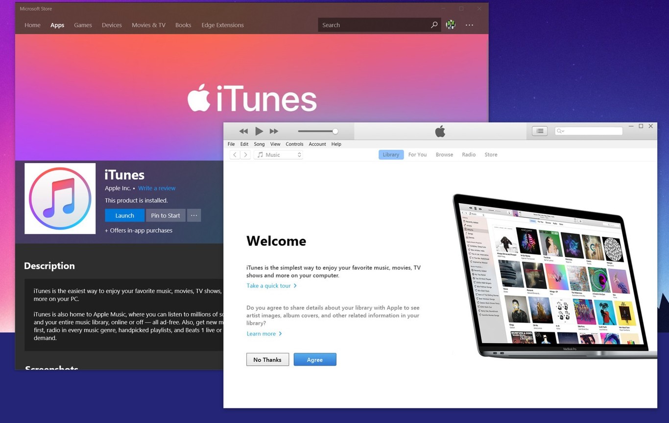 itunes windows 10