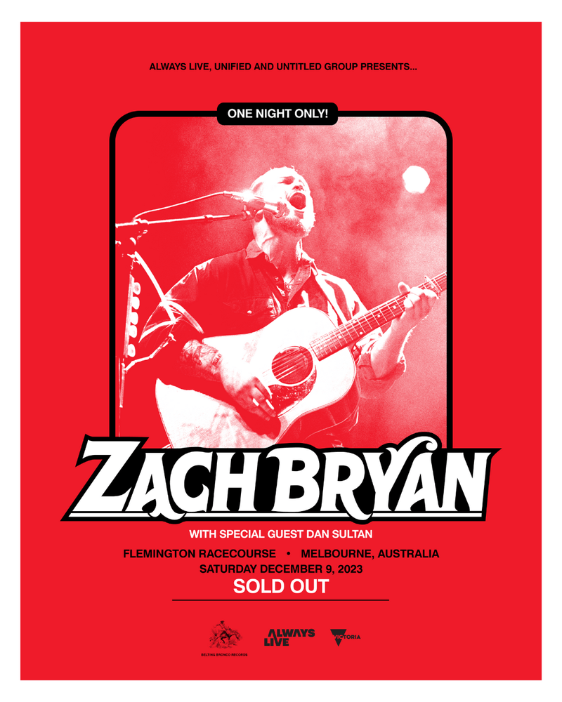 zach bryan attendance melbourne