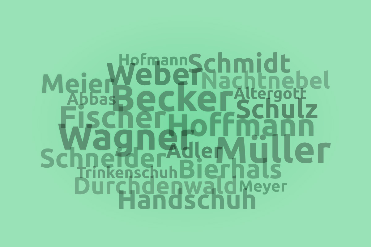 common german last names