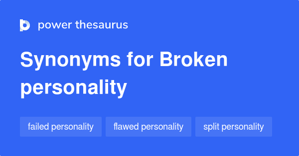 synonym for broken