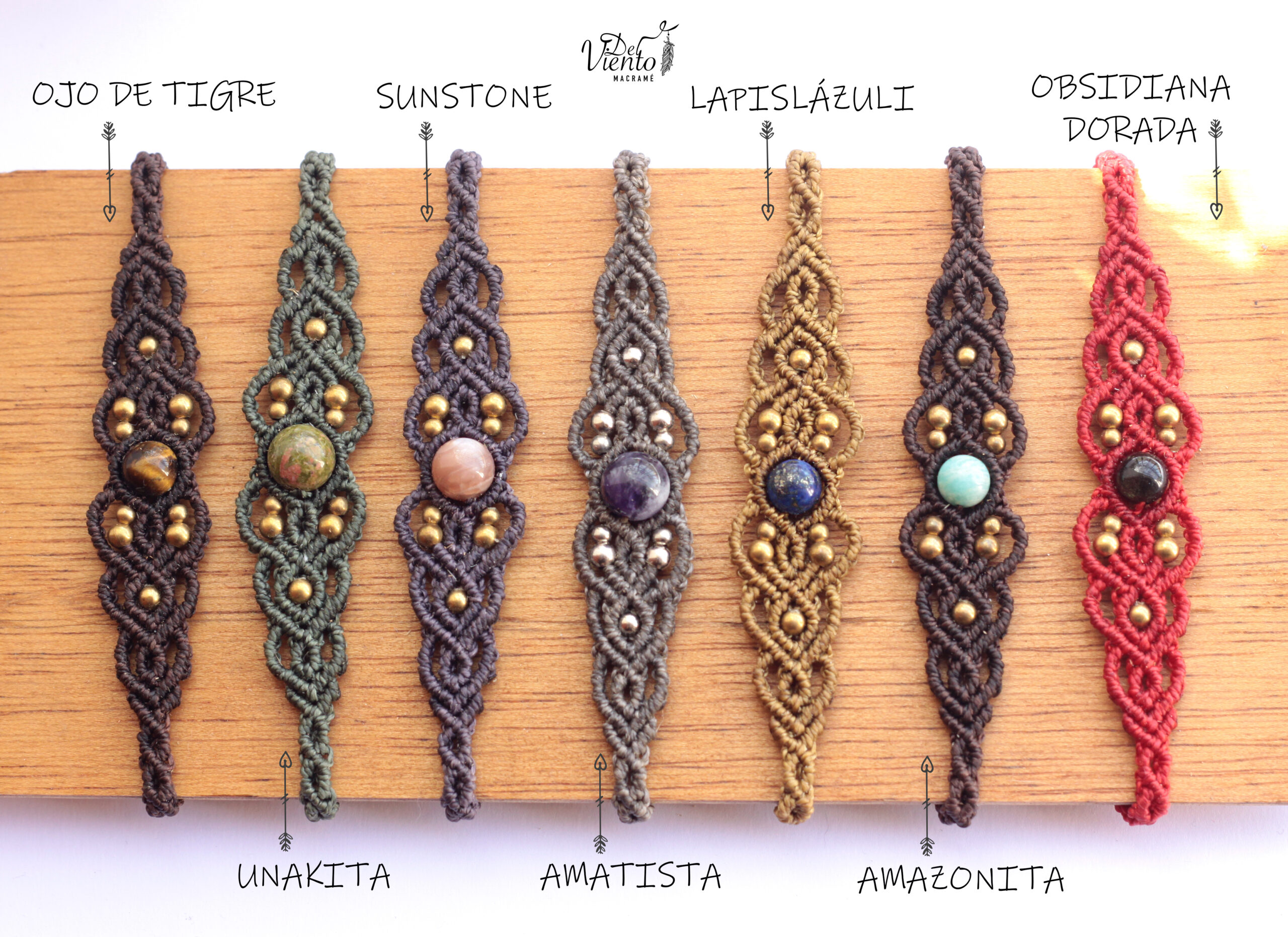 pulseras de macrame