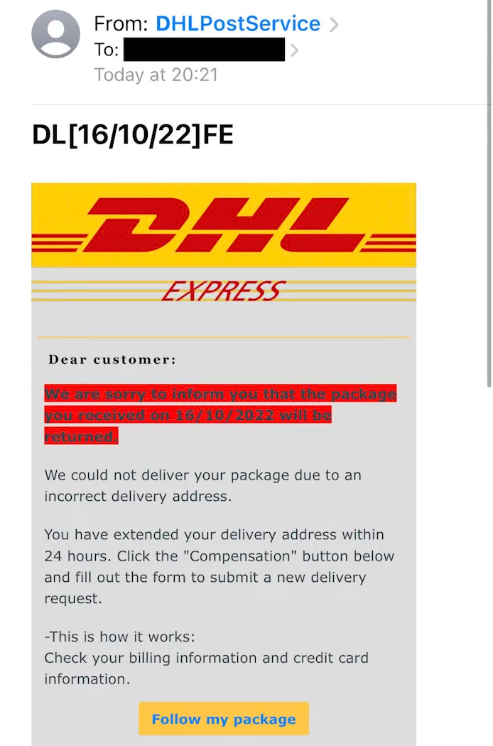 dhl international email address