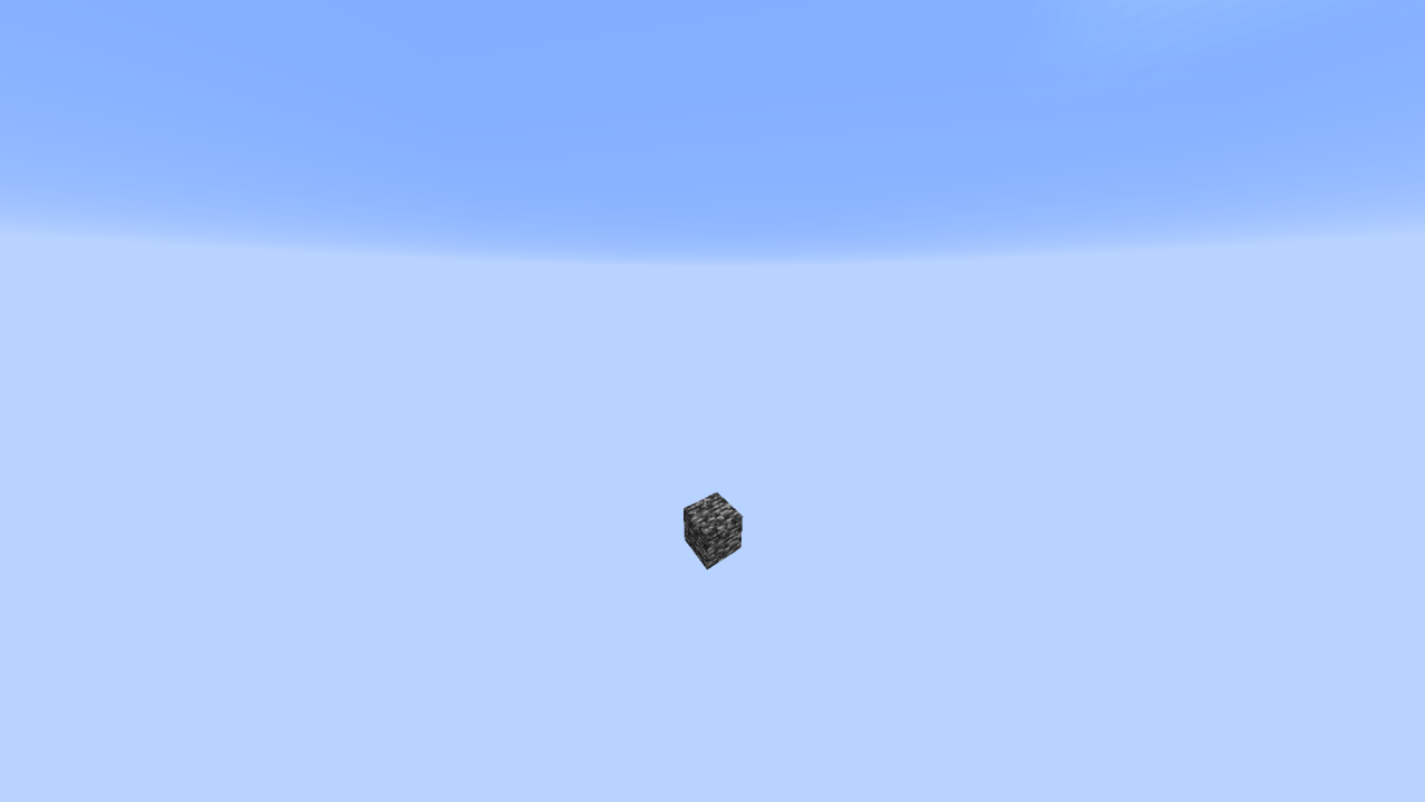 minecraft void world