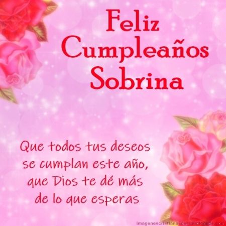 frases cristianas de cumpleaños para una sobrina