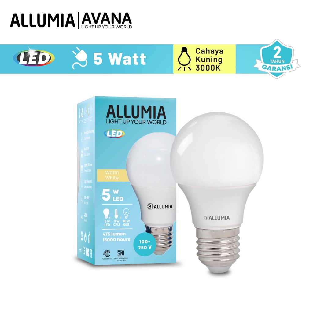 5 watt cfl light bulb