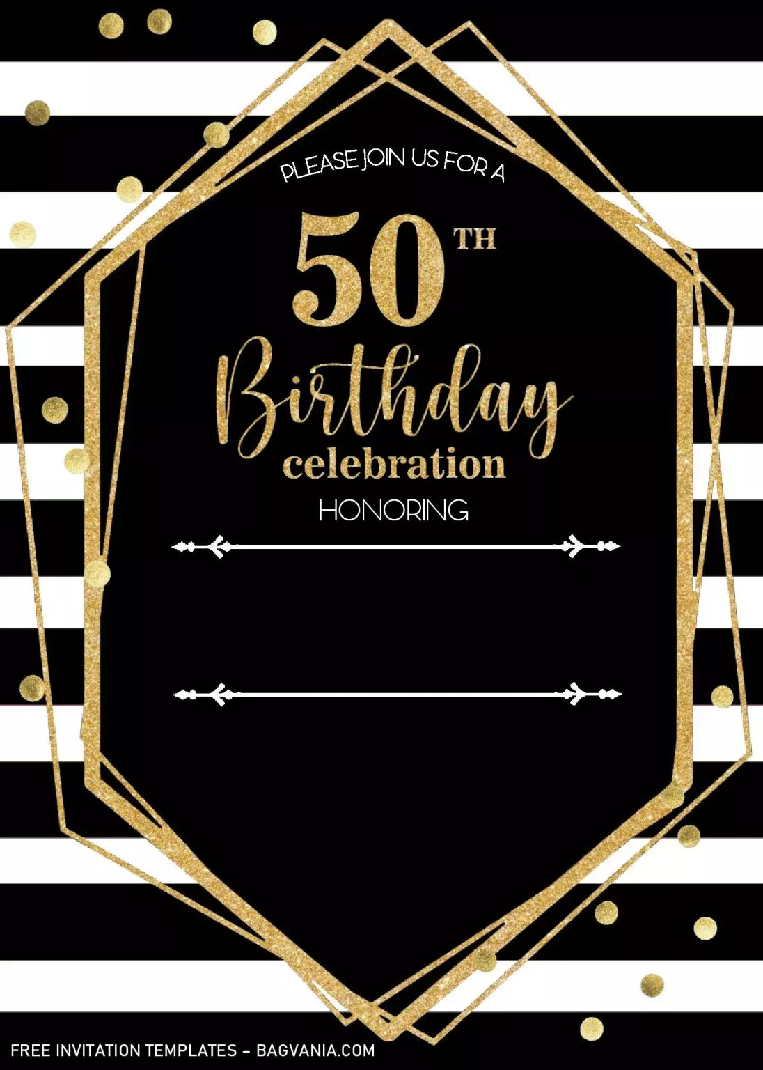 50th birthday invitations