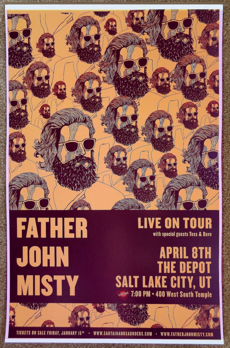 father john misty concert poster