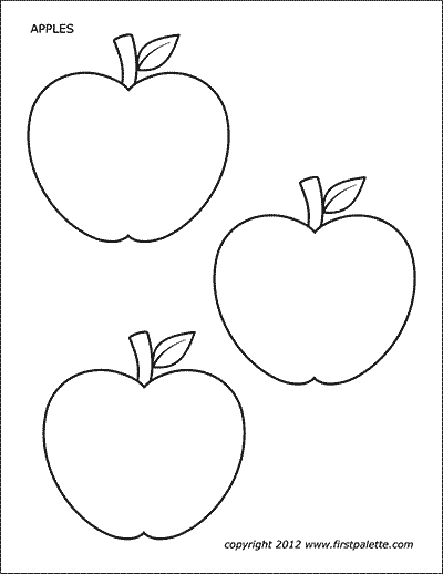 apple coloring pages free printable