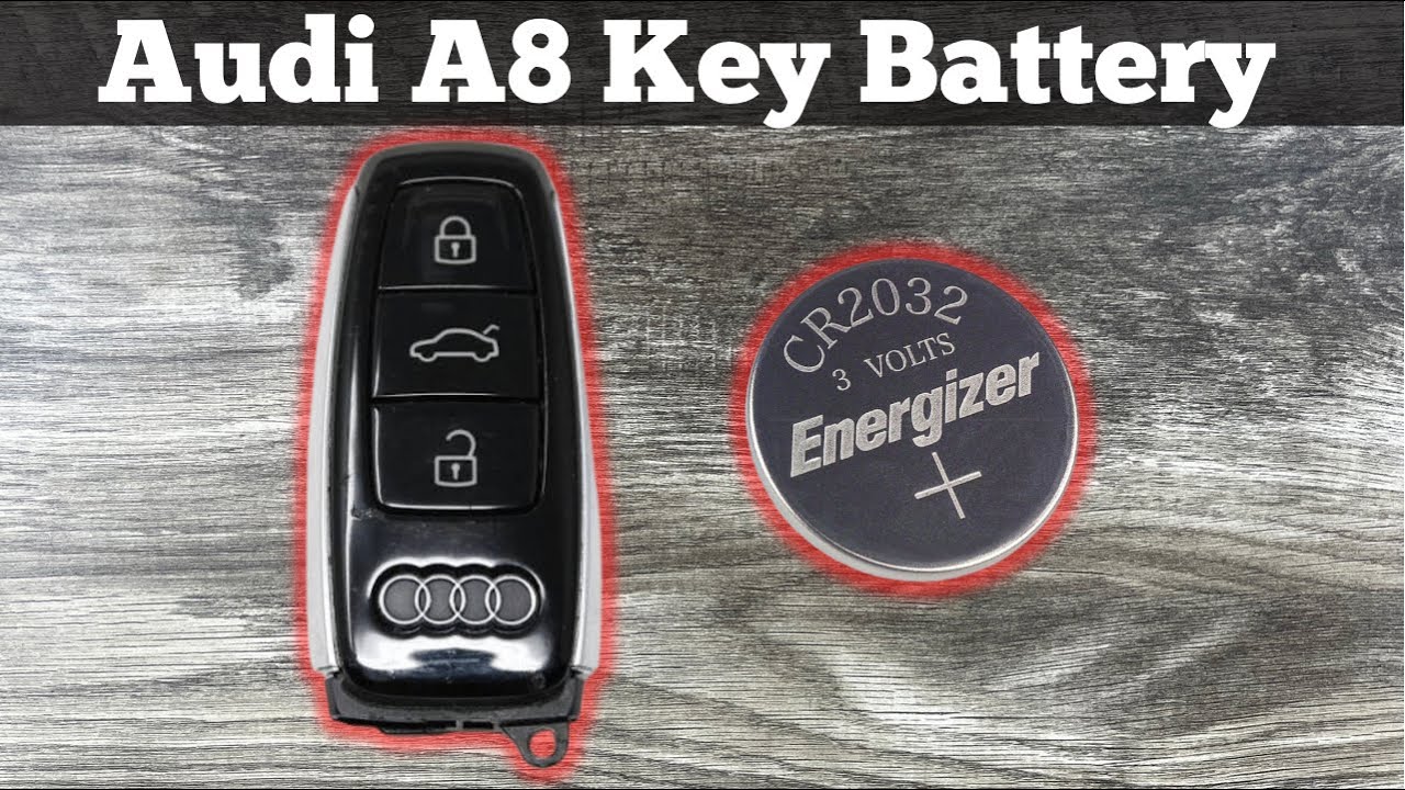 audi key battery change