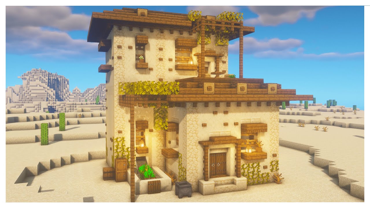 minecraft desert house