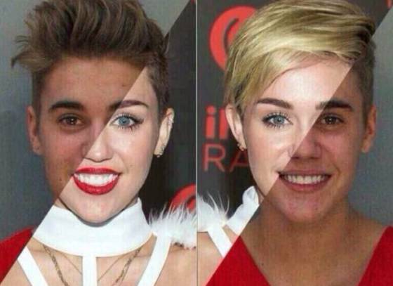 miley cyrus justin bieber meme