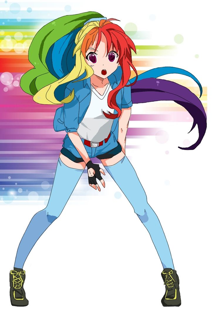 rainbow dash human