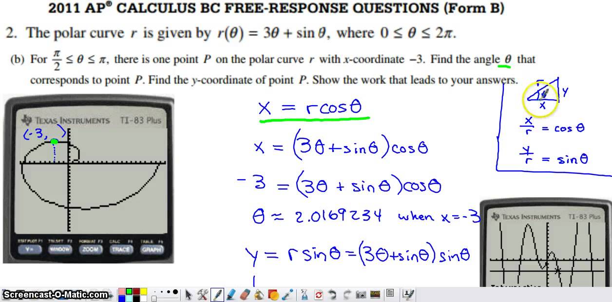 2011 calculus bc free response