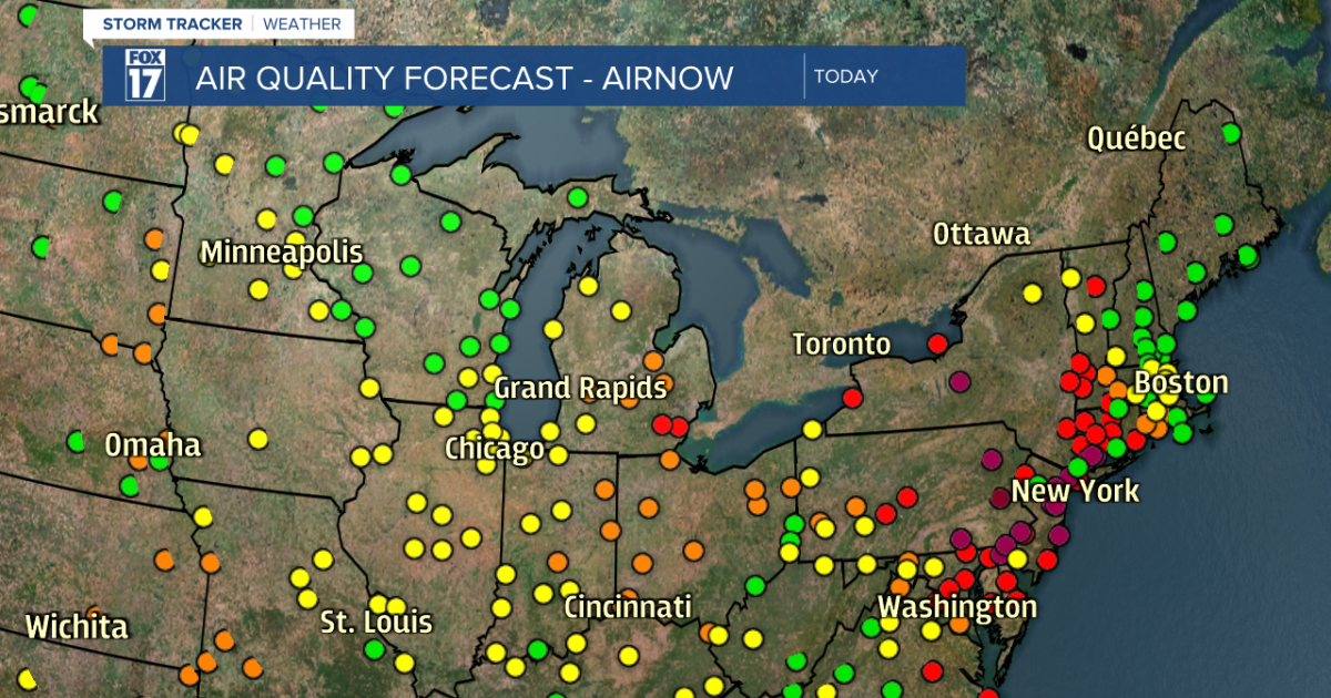 aqi michigan map