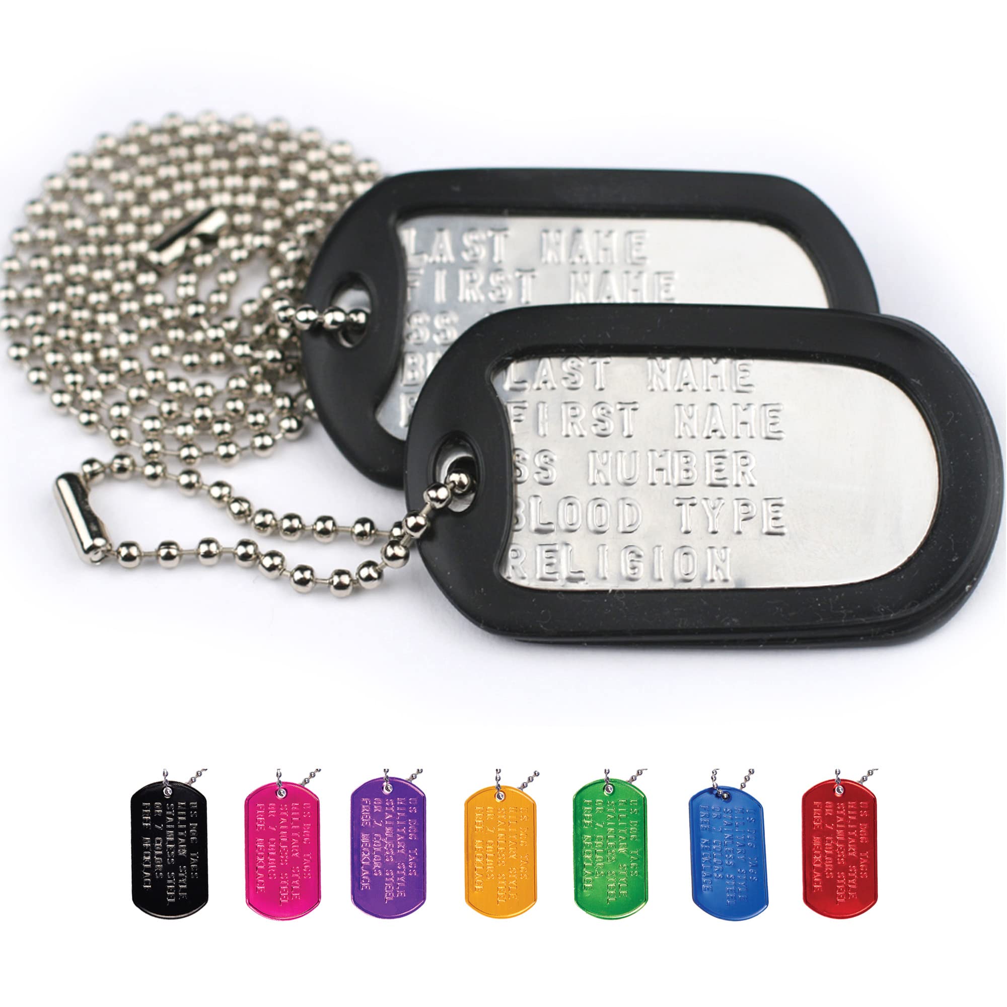 personalized military dog tags