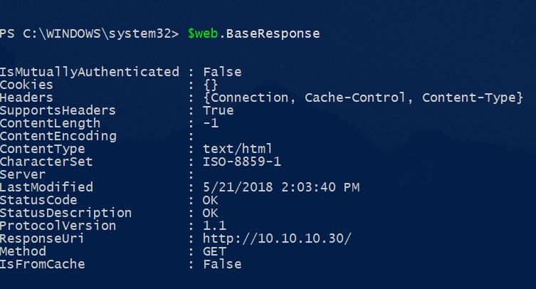 powershell invoke-webrequest