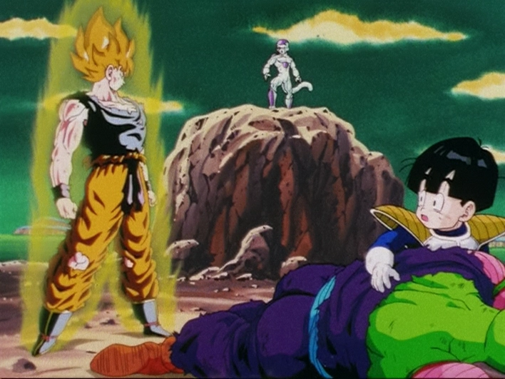 what episode does goku turn super saiyan