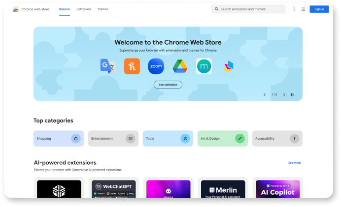 chrome webstor