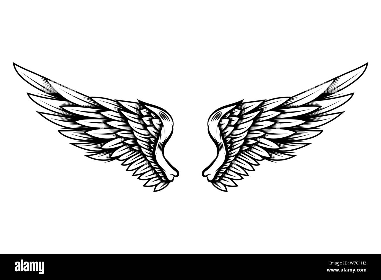 eagle wings tattoo