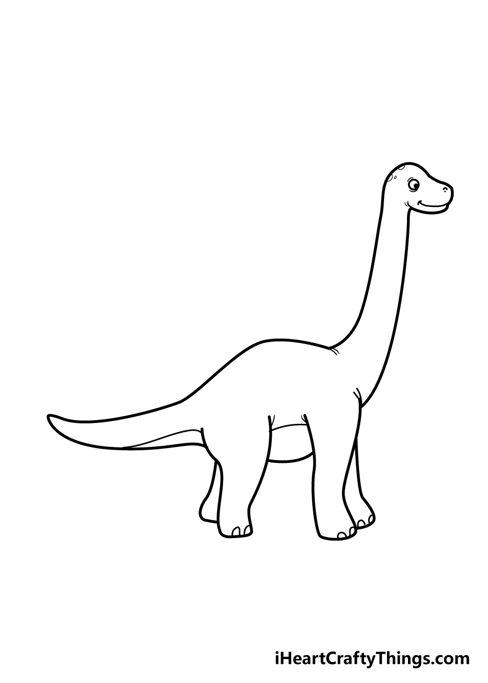 easy dinosaur drawing