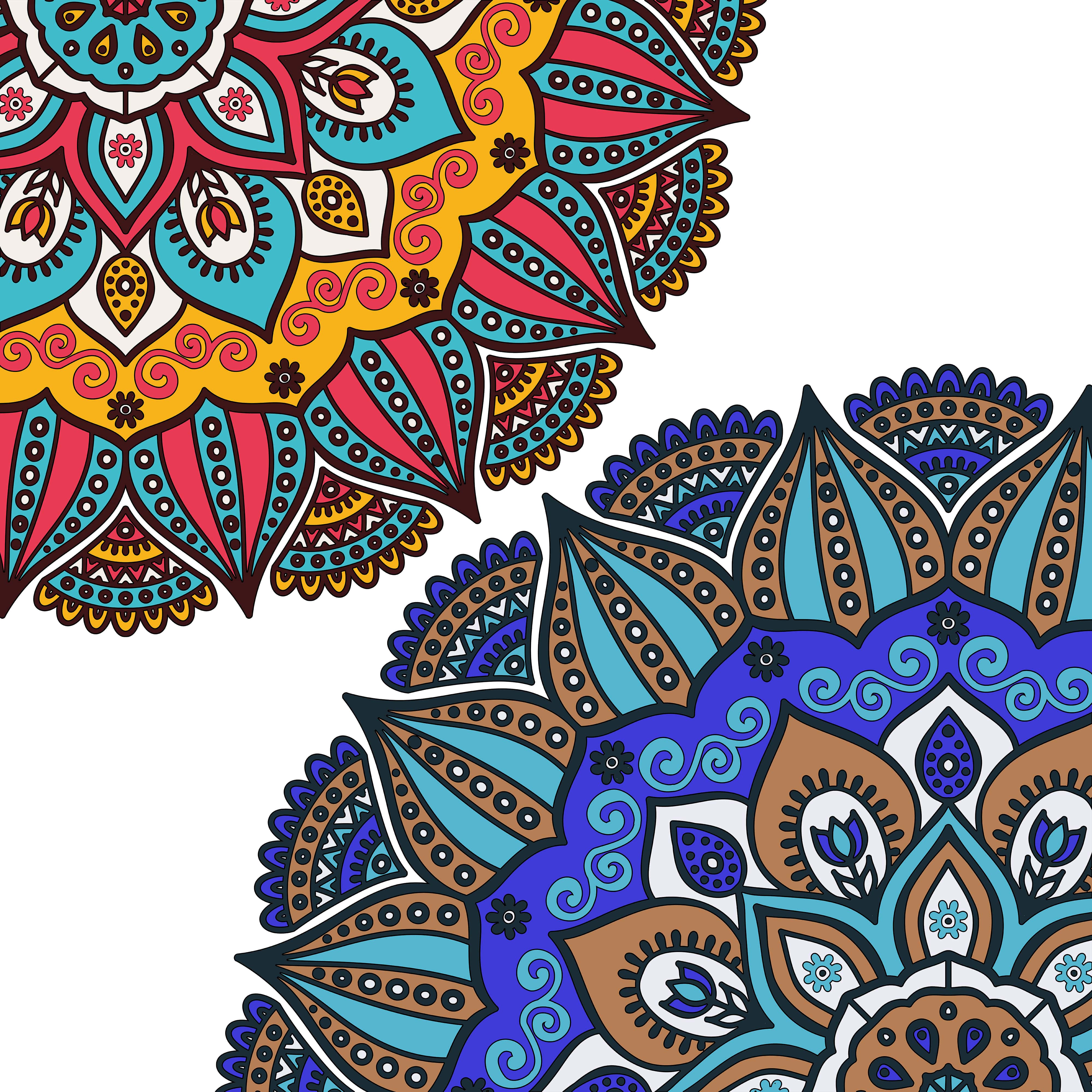 easy mandala art painting