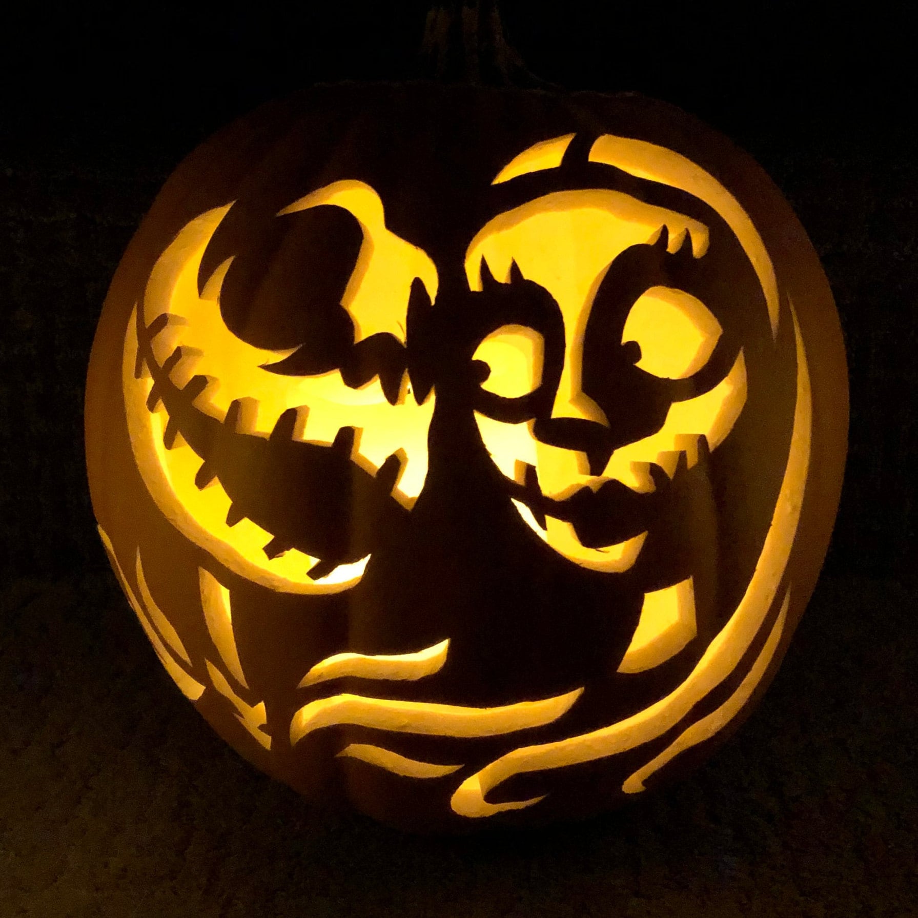 easy sally pumpkin carving