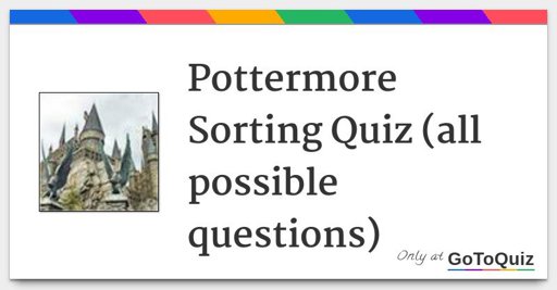 pottermore test all possible questions