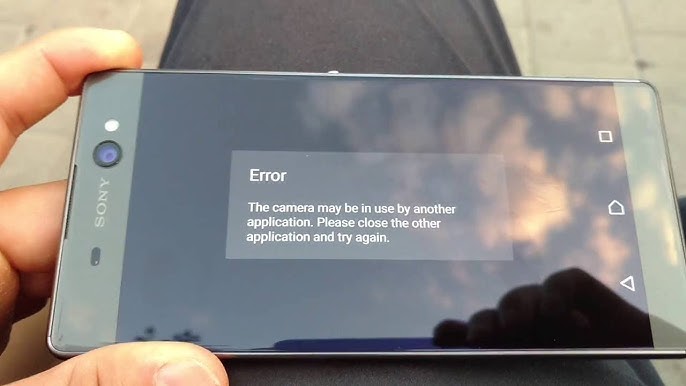 camera has stopped sony xperia