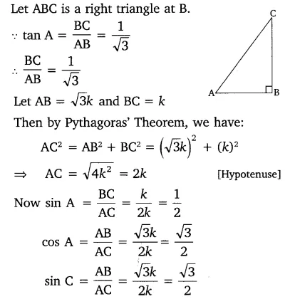 in a triangle abc right angled at b